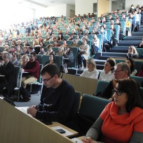 Uczestnicy Konferencji na auli Wydziału Ekonomicznego Uniwersytetu Gdańskiego