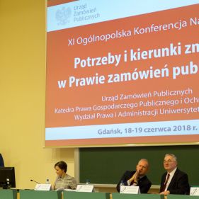 XI Konferencja Naukowa pt. „Potrzeby i kierunki zmian w Prawie zamówień publicznych” 